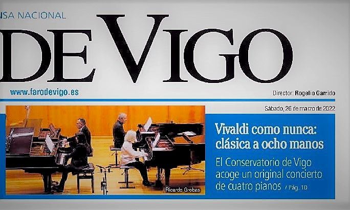 Portada Faro de Vigo, 26 de marzo de 2022