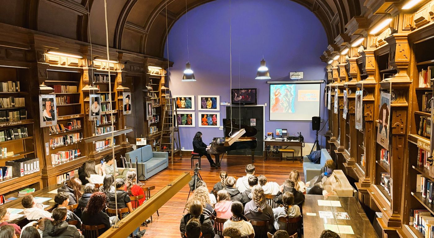 Concierto en la biblioteca del IES Celso Emilio Ferreiro, Celanova